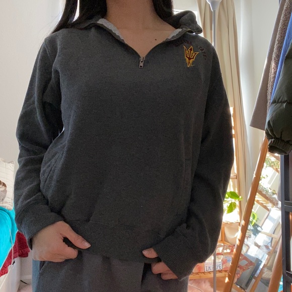 Arizona State 3/4 Zip Pullover - Picture 2 of 3